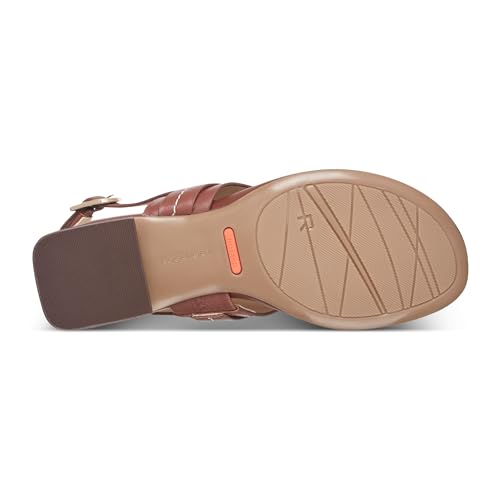 Rockport Ofera pour femmes chaussures cuir marron moyen taille 39.5 EU confortables - 3