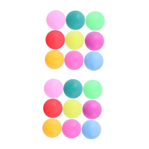 Hemoton 2sets 100pcs Colorful Seamless Table Tennis Balls for Party Games Training Durable Plastic Pong Balls for Events Raffles and Fun Activities 100pcs*2