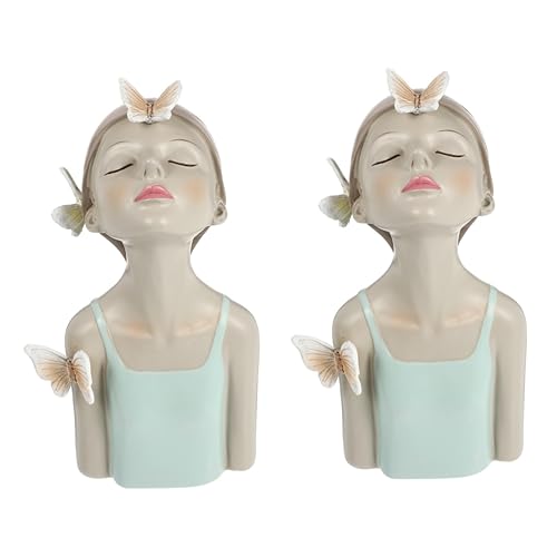 Sculpture de Fille Papillon Statues d'Extérieur Poupée Princesse