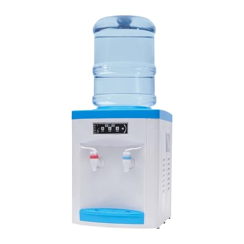 Water Dispenser Countertop Hot and Cold Water Cooler 5 Gallons Top Loading Countertop Drinking Machine (6408)