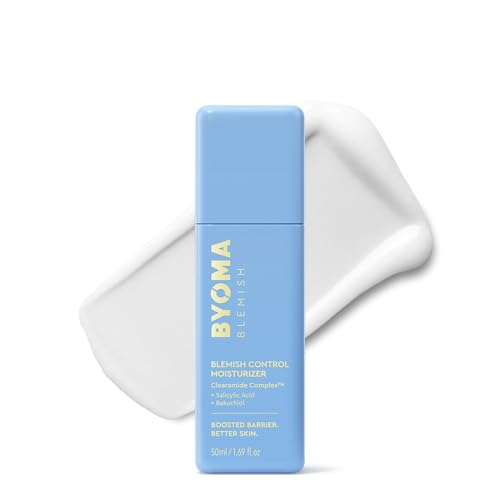 BYOMA Blemish Control Moisturiser (50ml) Ultra Lightweight and Oil Free for Acne-Prone Skin with Salicylic Acid to Help Clear Breakouts and Reduce Post-Blemish Marks for Smoother Healthier Skin