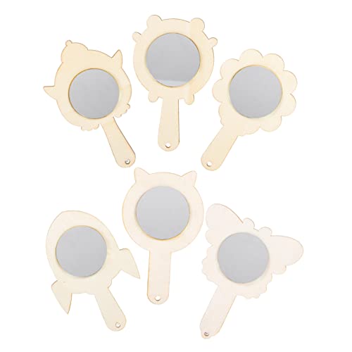 FAVOMOTO 30 Peças Espelho Faça Você Mesmo Brinquedo Para Crianças Espelho Infantil Pequenos Brinqued