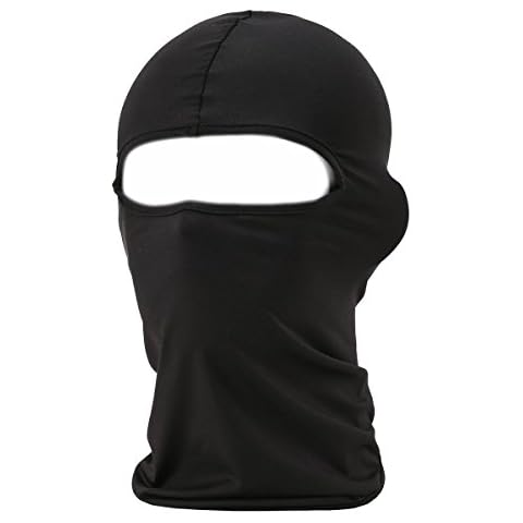 Xiabing Classic Lightweight Lycraspandex Ski Bicycle Sports Balaclava Helmet,Black Cover