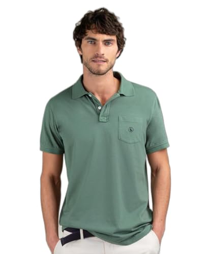 El Ganso Polo Single Jersey Garment Dyed Verde