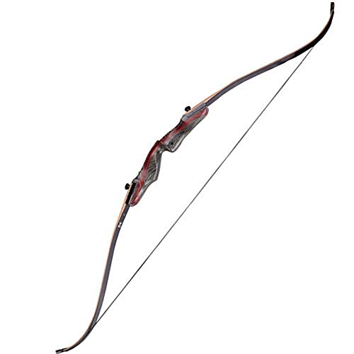 FWL Arco recurvado Tradicional 30-50Lbs Fibra de Vidrio Adultos Principiantes Arco del desmontaje del Kit, Outdoor Training Ejercicios de Tiro