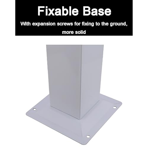 Outdoor Standing Ashtray - Metal Receptacle for Commercial Use, Smokers' Stand Up Ashtray for Patios, Gardens, Hotels, Pubs & Offices - Black Trash Can