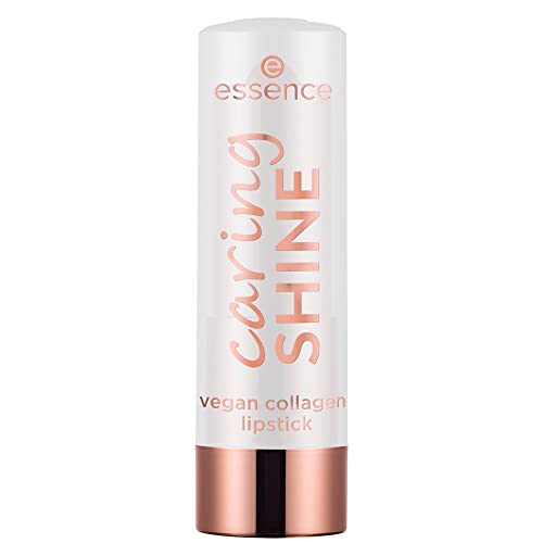 essence Caring Shine Vegan Collagen Lipstick, Lipstick, no. 203 My Advice, Nude, Nourishing, Shiny, Vegan, complies with Our Clean Beauty Standard, Alcohol Free (3.5 g) - Image 3