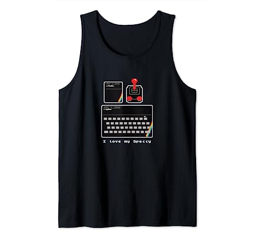 Camiseta con texto en inglés "I Love My ZX SPECTRUM Speccy Gaming" de retro shirts Camiseta sin Mangas