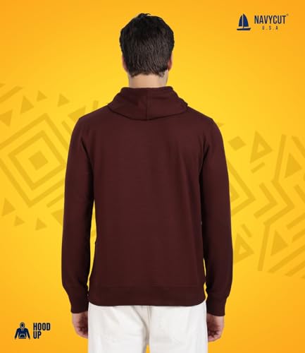 Image of Cotton Hoodies for Men | Pullover | Winter Wear | Hoodie | Hooded Sweatshirt | Kangaroo Pockets Hoodie|Regular Fit |Size S- 2XL