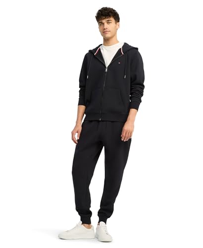 Tommy Hilfiger Men's Medium Weight Fleece Full Zip Up Hoodie4