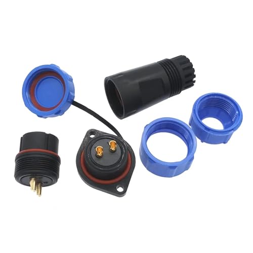 Conector SP2110 para cable de alimentación con brida y 4 pines macho hembra 6