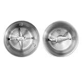 Secura Electric Coffee and Spice Grinder Replacement Parts Stainless Steel Removable Bowl Set for Model SP-7412, 2 Electric Blade Grinder Bowls (NOT Compatible with Glass lid)