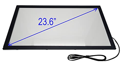 Image of Chengying 23.6 inch (16:9) Infrared Multi-Touch Overlay - IR Touch Frame - 23.6 inch Infrared Touch Panel - USB Interface - with Protective Glass