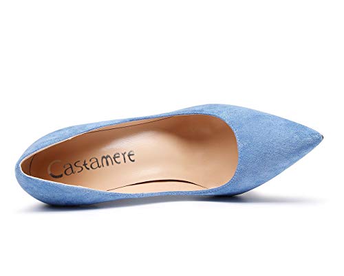 Castamere Womens High Heel Pumps Slip-on Pointy-Toe Elegant Stilettos Comfort Sexy Heel Shoes 4.7Inch Heels Black Lining3