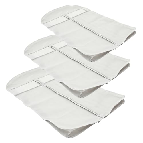 Luxshiny 3pcs Hanging Clothes Bags Garment Bags Zipper Moisture Storage for Quilt Suit Dresses Coats Uniforms Blouses Tops Skirts Pants