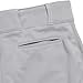 CHAMPRO Triple Crown Knicker Style Baseball Pants in Solid Color with Reinforced Sliding Areas, Gray, X-Small,Grey