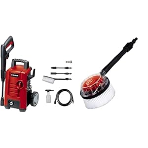 Einhell Hochdruckreiniger TC-HP 130 (1.500 Watt, max. 130 bar, modulares Quick-Couple-System, inkl. Hochdruckschlauch, Pistole, Lanze, div. Düsen, Bürsten, Sprühmittelbehälter)