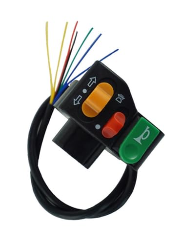 Interruptores motocicleta de luces e intermitentes para rutas seguras en carretera y ciudad 6
