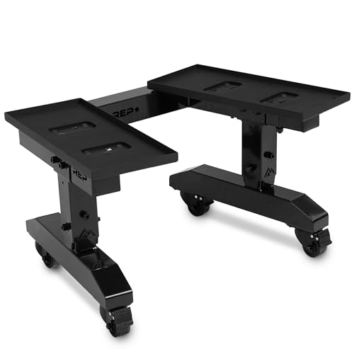 REP Fitness Adjustable Dumbbell & Plate Storage Rack