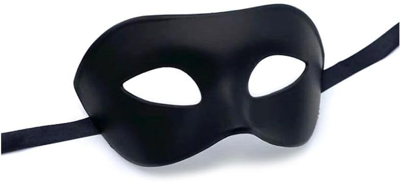 Men's Masquerade Mask Venetian Mardi Gras, Black masquerade mask,Venetian Party Men's Mask, Halloween Masquerade Masks