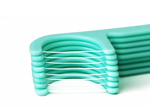 Fio Dental com haste embalagem com 100 unidades menta refrescante