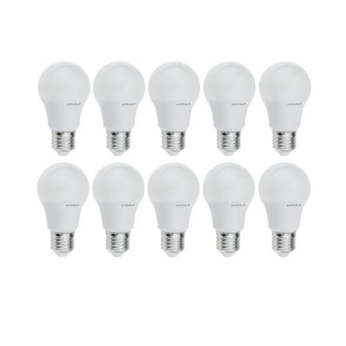 LUXULA 20 Stück LED Glühbirne E27 9W 835lm 2700K