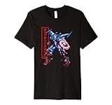 Marvel Comics Retro Classic Mega Morphs Captain America Premium T-Shirt