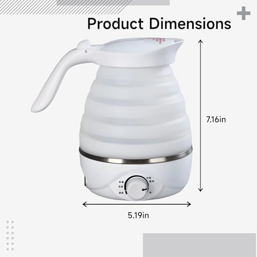 Tetera Eléctrica Plegable Silicona 0.6L Control 5 Temp miniatura 4