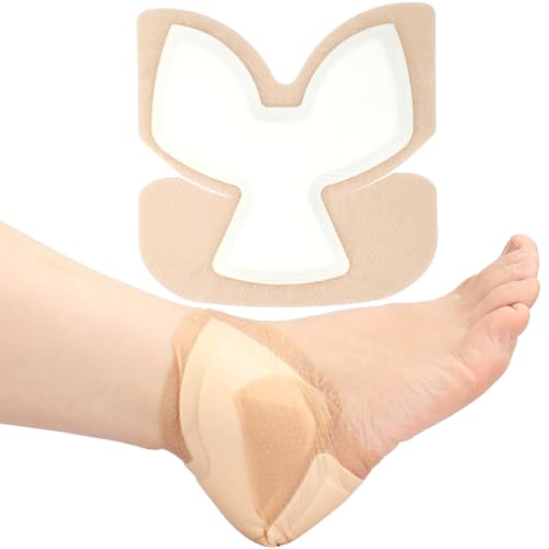 Heel Silicone Foam Dressing 8x8 Heel Protector Pad