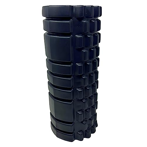 RPM Power Foam Roller - Foam Roller for Deep Tissue Massage, Muscle Tension Relief, Rehabiliation & Trigger Point Self Massage (Black)