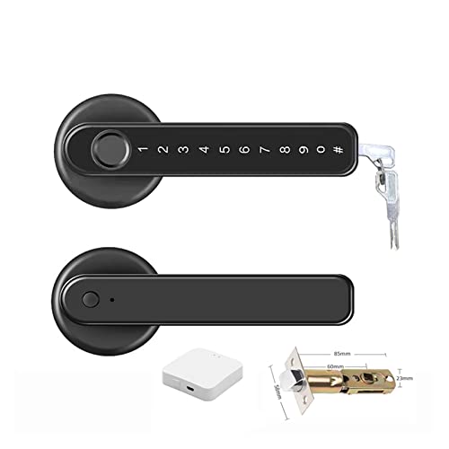 Tuya APP Bluetooth�݊������[�g�R���g���[���X�}�[�g�w��o�C�I���g���N�X���b�N�A�����ؐ������h�A�p ���z����(BK Type W)