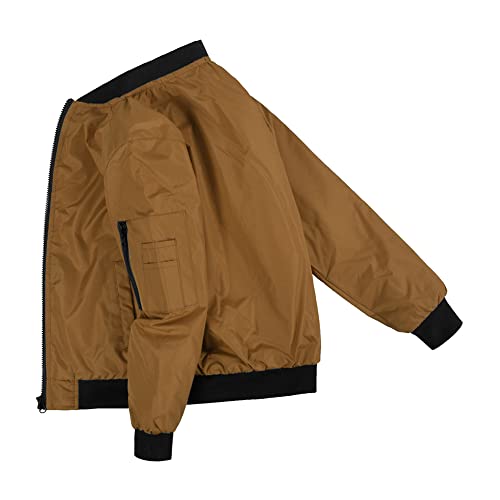 Image of SNOW DREAMS Boys Girls Bomber Jacket Flight Jackets Spring Varsity Jacket