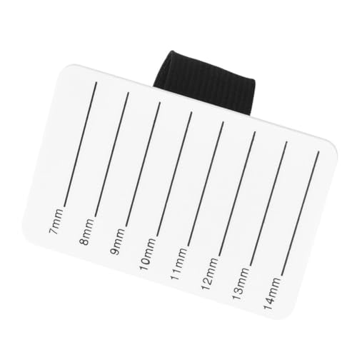 DECORNIJIA Vassoio Portaciglia Acrilico Bianco per Extension Ciglia Fai da Te Tavola per Esposizione e Applicazione Lash Leggero e Portatile per Uso Professionale e Domestico