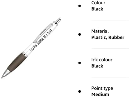 Cheeky Chops Novelty Funny Pen office stationerY I just cunt spell (PEN02)