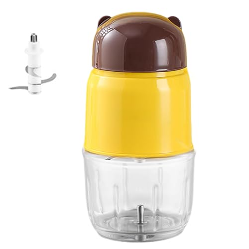 procesador de alimentos para niños – Procesador de alimentos automático multiusos | Fabricante de alimentos portátil desmontable, lindo procesador de alimentos para puré de frutas, puré de