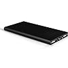 Externe accu, plat, voor Nokia 1 Plus, smartphone, tablet, universele oplader, powerbank, 6000 mAh, 2 USB-poorten, zwart