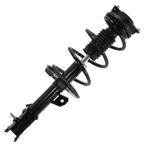 Image of Detroit Axle - FWD 8pc Struts Suspension Kit for 2012 2013 Nissan Rogue 2014 2015 Rogue Select, 2 Front Struts with Coil Spring 2 Rear Shock Absorbers 4 Front Rear Sway Bars Replacement