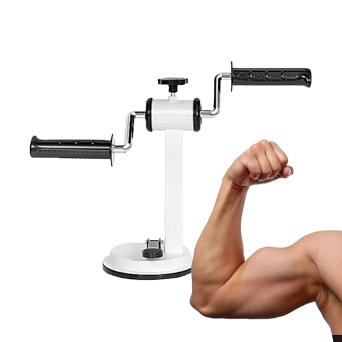 Armtrainer | Rehabilitationstrainer für Oberkörper - Fitness Muskel Trainingsgerät mit Saugnapf für Senioren Erwachsene Anfänger