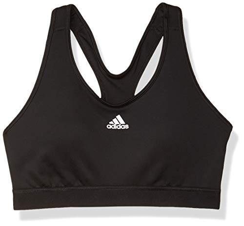 adidas womens Believe This Bra Black/White 1X
