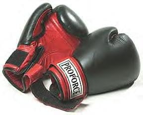 ProForce Leatherette Boxing Gloves, Red & Black 12 oz by ProForce