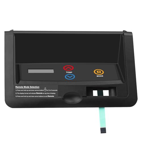 009491F Control Bezel with Switch Decal-Membrane for Raypak 206A 266A 207A 267A 336A 337A 406A 407A Pool Heater Parts for R185B R265B R335B R405B IID Digital Pool Heaters before 5/2011 Model