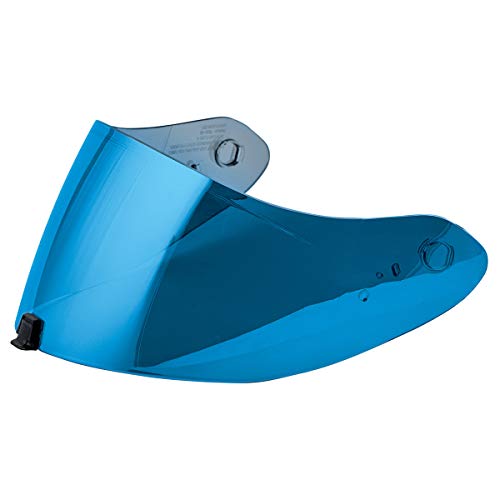 Wuiil ScorpionEXO EXO-R420 Shield bleu miroir pour vos balades et trajets moto
