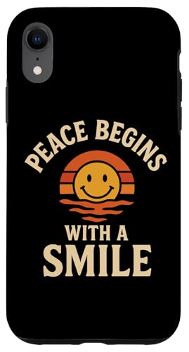 Peace Begins With A Smile g |WeBu p nbs[tFCX X}zP[X iPhone XR p