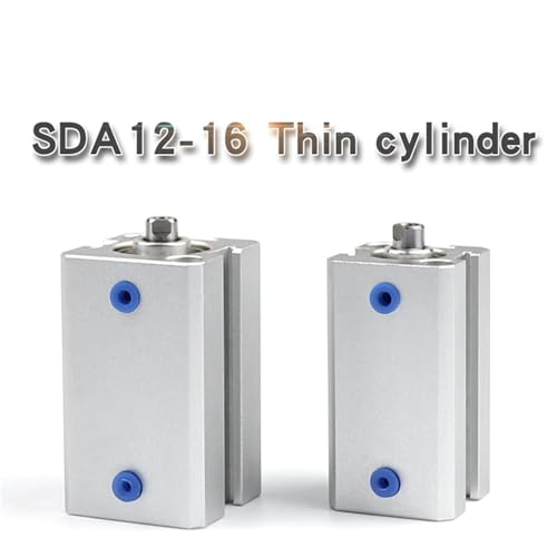 Cylindre pneumatique type SDAD SDA100 actionneur compact double effet en aluminium