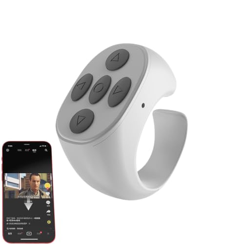 Tourneur de pages à distance sans fil télécommande à 5 boutons pour smartphone
