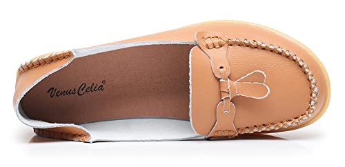 Image of VenusCelia Women's Decoration Comfy Walking Flat Loafer