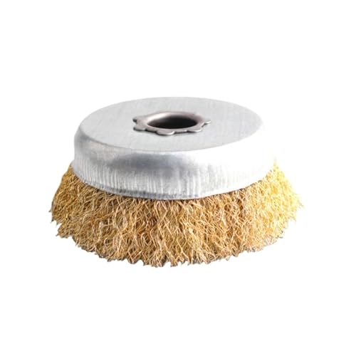 Brosse boisseau pour nettoyer les barbecues et restaurer les outils de jardin