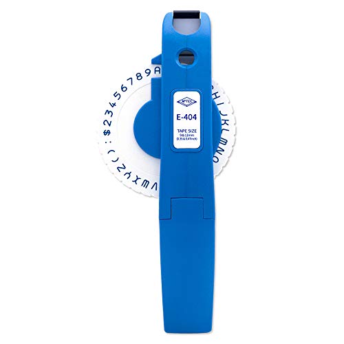 MoTEX Embossing Label Maker, Label Writer -E-404 (Blue)
