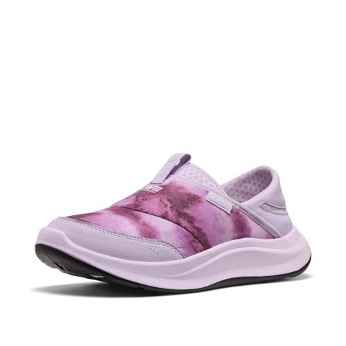 KEEN Women's Whyser Lightweight Comfortable Recycled Material Crushback Slip On Shoes, Pow Alpine Start, 8