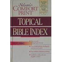 Nelson's Comfort Print Topical Bible Index 0785211403 Book Cover